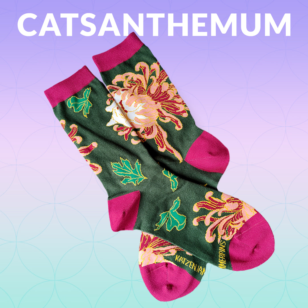 Catsanthemum - Art Socks
