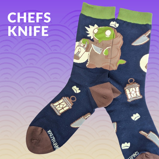 Chefs Knife - Art Socks