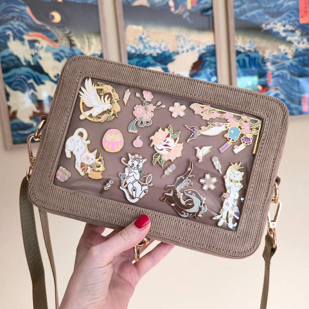 Front Pockets for your Ita Bag Backpack [SILVER HARDWARE]