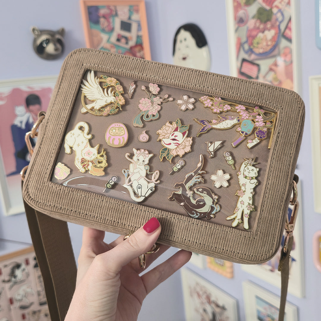 Front Pockets for your Ita Bag Backpack [GOLD HARDWARE]