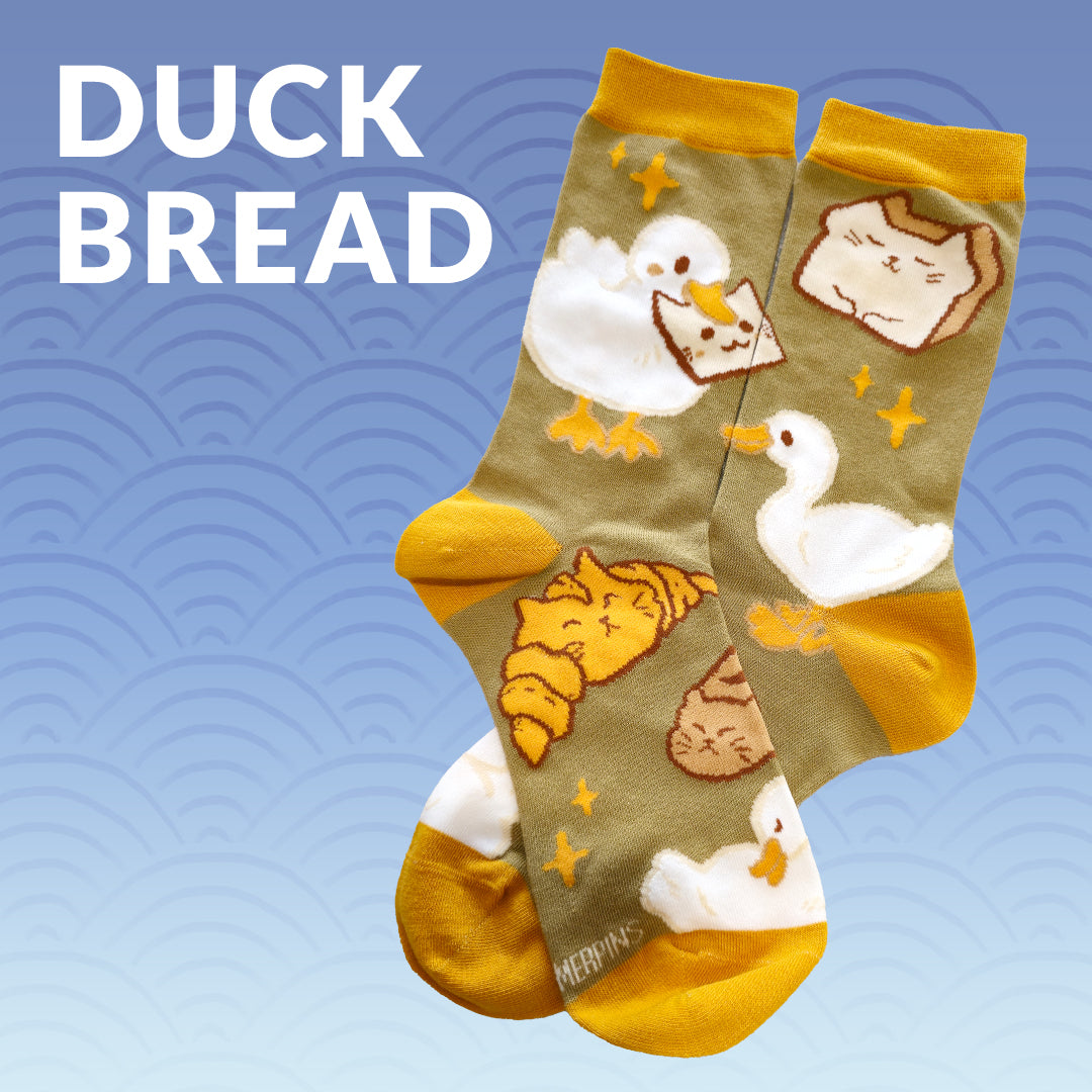 Duck Bread - Art Socks