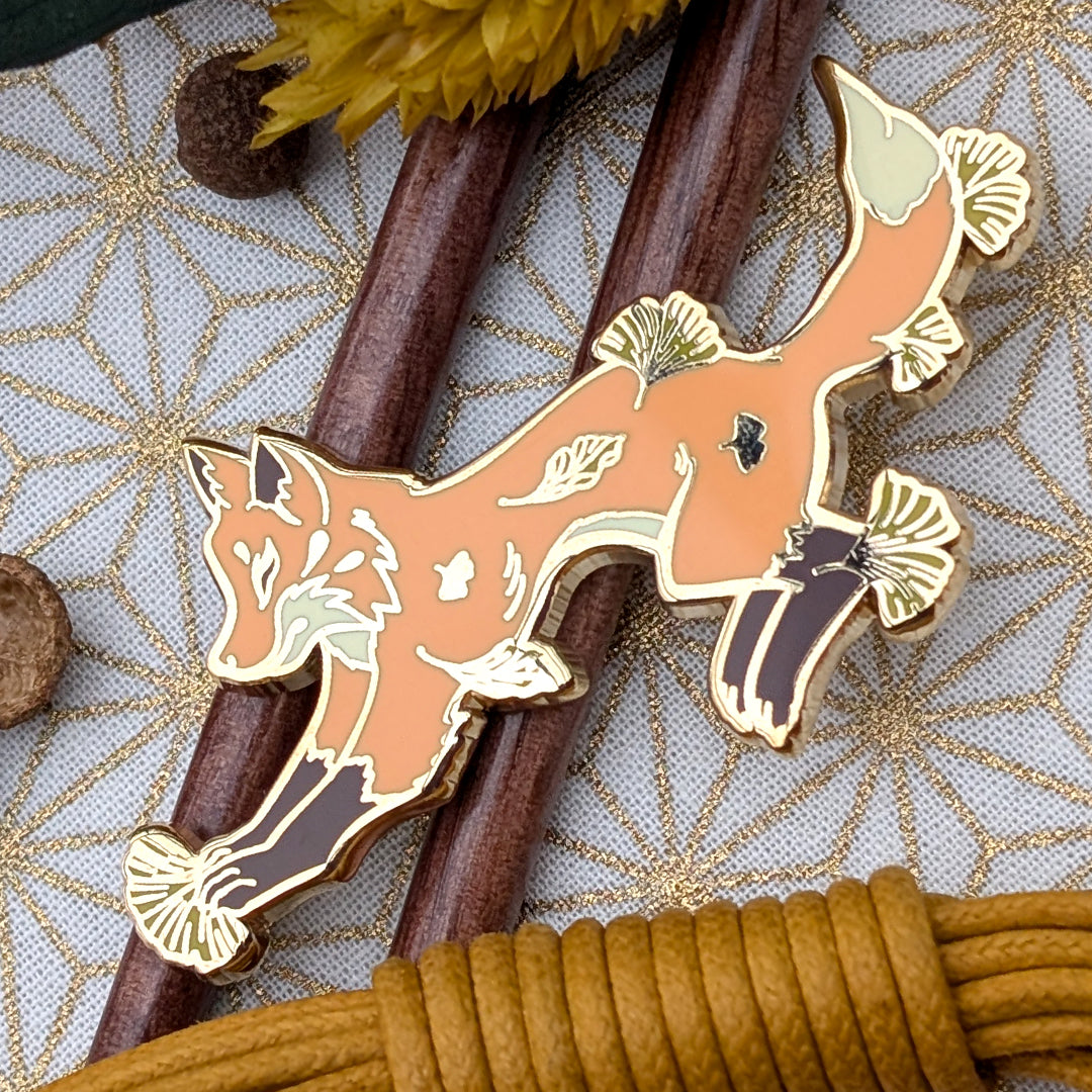 Maple and Ginkgo Foxes