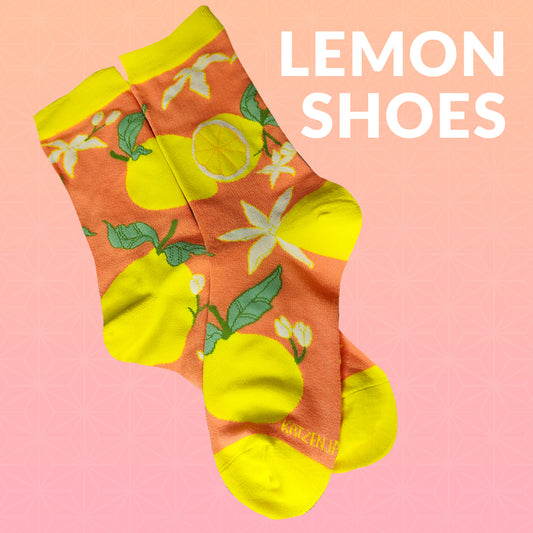Lemon Shoes - Art Socks