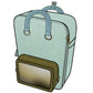 Ita Bag Backpack Mint + Front Pocket [PRE ORDER]