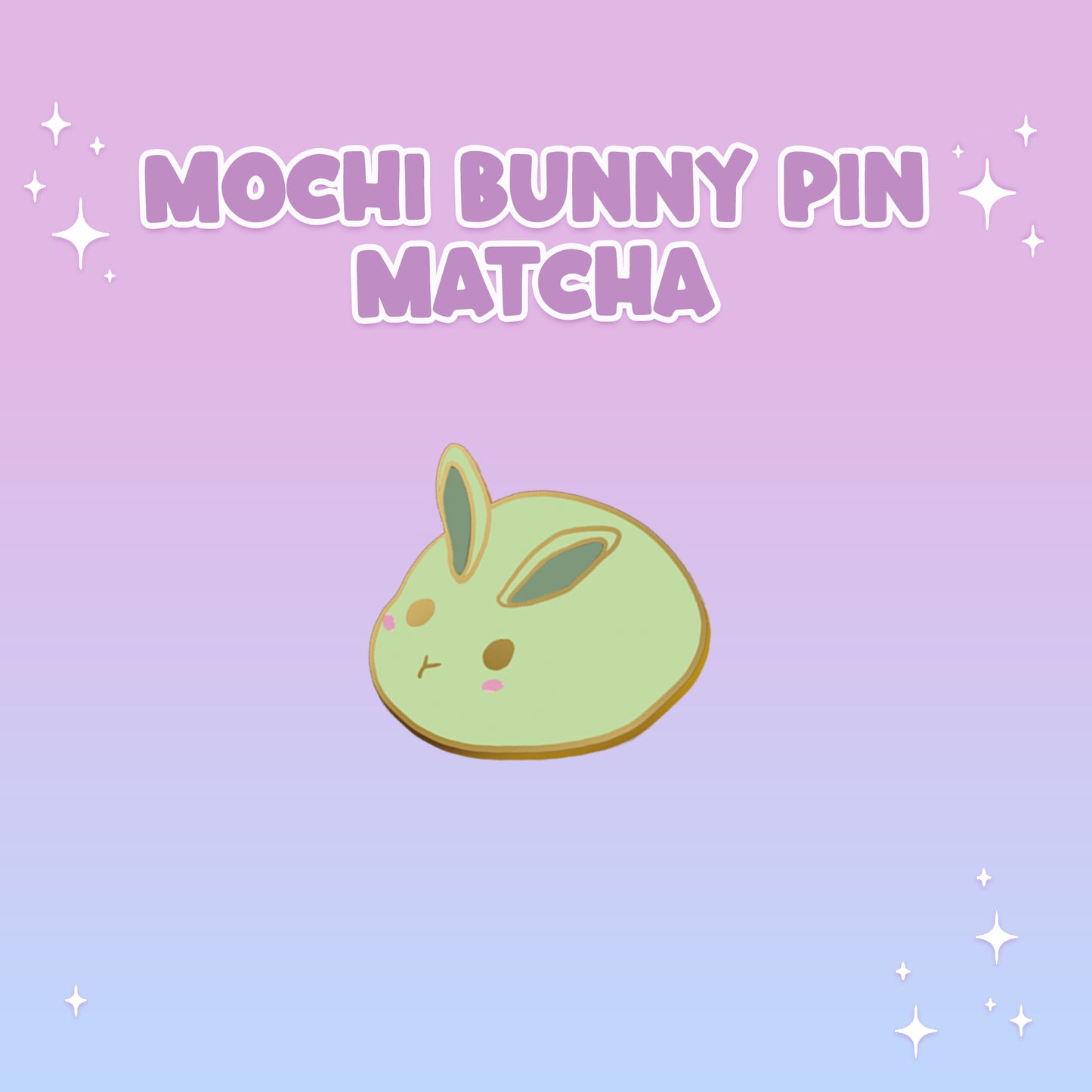 Mochi Bunny Enamel Pin [PRE ORDER]