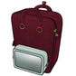 Ita Bag Backpack Red + Front Pocket [PRE ORDER]