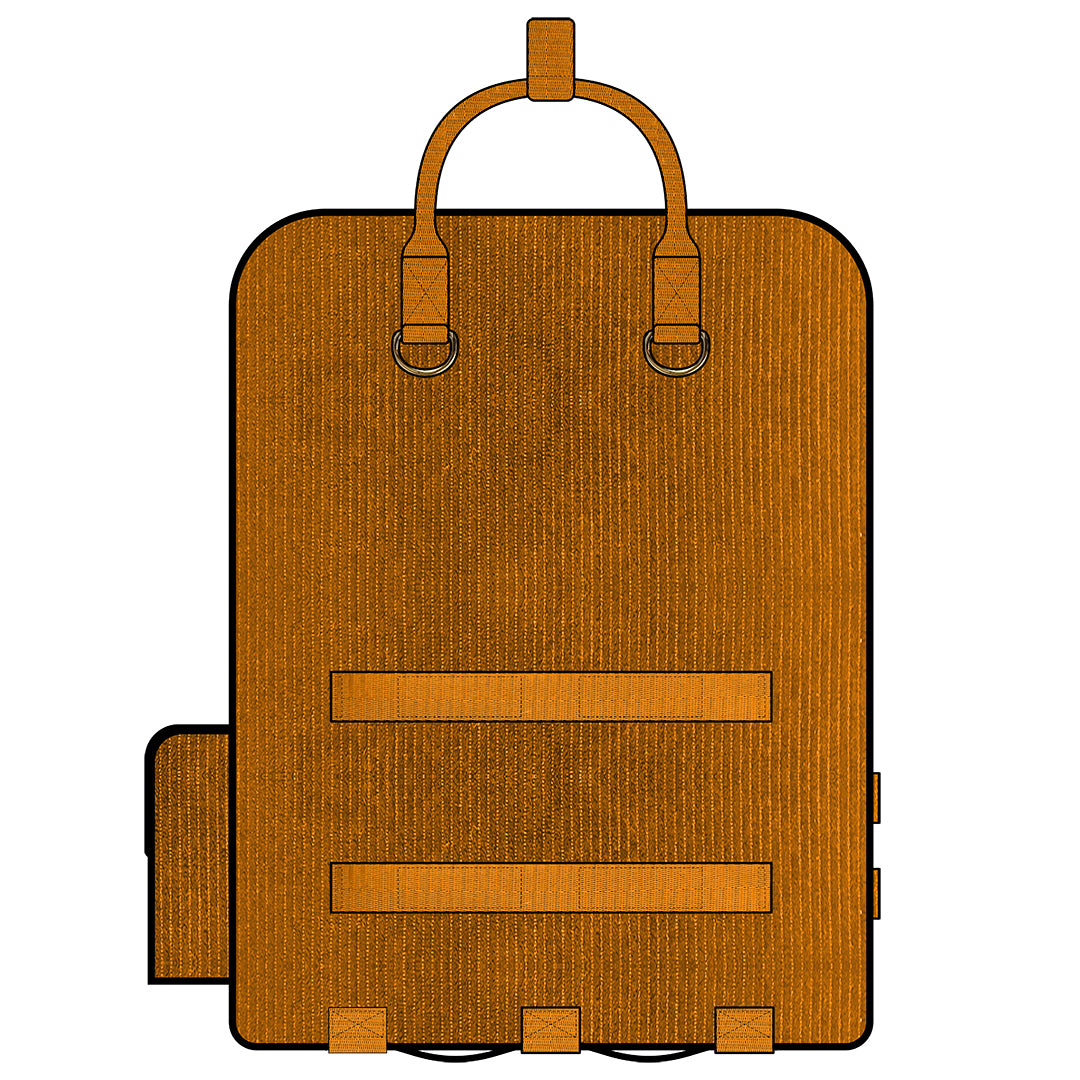 Ita Bag Backpack Mustard + Front Pocket [PRE ORDER]