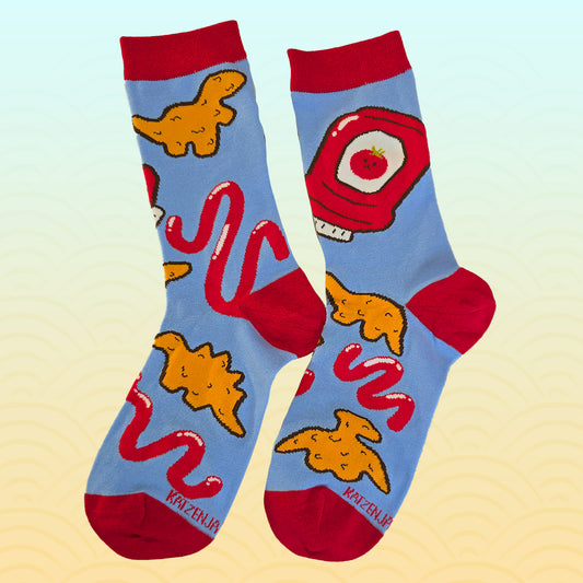 Dino Nuggets - Art Socks