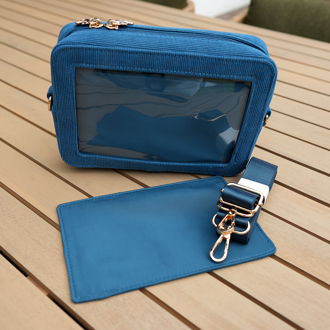 Ita Bag Backpack Midnight + Front Pocket [SILVER HARDWARE]