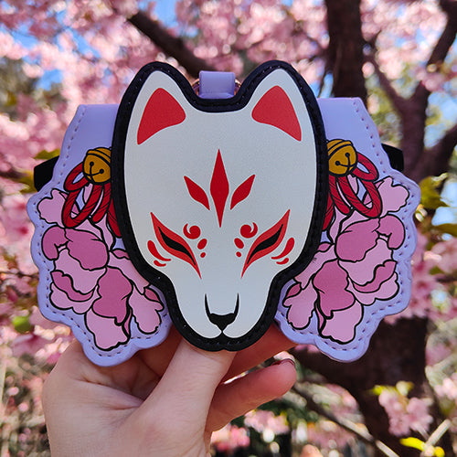 Kitsune Purple - Glasses & Card Holder