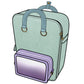 Ita Bag Backpack Mint + Front Pocket [PRE ORDER]