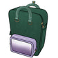 Ita Bag Backpack Green + Front Pocket [PRE ORDER]