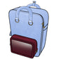 Ita Bag Backpack Pastel Blue + Front Pocket [PRE ORDER]