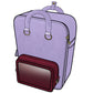 Ita Bag Backpack Purple + Front Pocket [PRE ORDER]