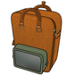 Ita Bag Backpack Mustard + Front Pocket [PRE ORDER]