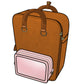 Ita Bag Backpack Mustard + Front Pocket [PRE ORDER]