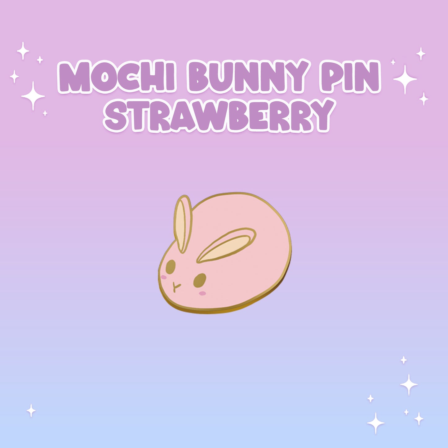 Mochi Bunny Enamel Pin [PRE ORDER]