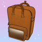 Ita Bag Backpack Mustard + Front Pocket [PRE ORDER]