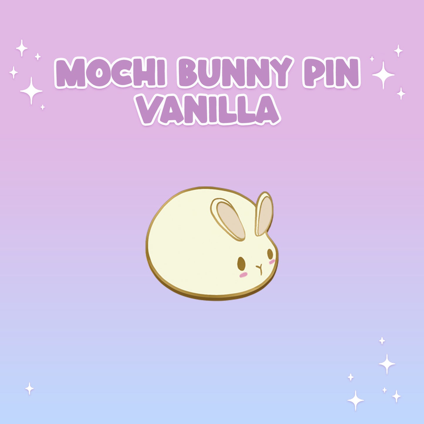 Mochi Bunny Enamel Pin [PRE ORDER]