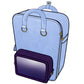 Ita Bag Backpack Pastel Blue + Front Pocket [PRE ORDER]