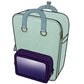 Ita Bag Backpack Mint + Front Pocket [PRE ORDER]