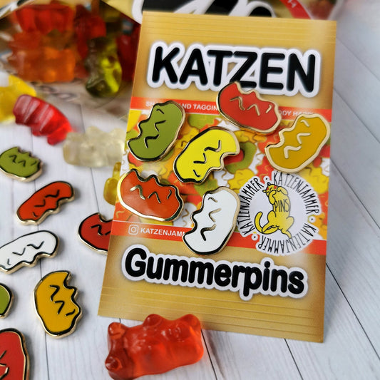 Gumbear Pins - Set of 6