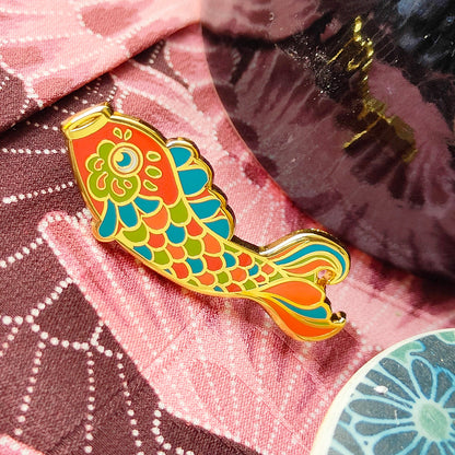 Koi-Nobori Charm Blue